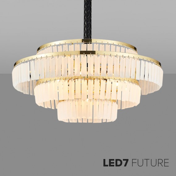 Loft Industry Modern - Spring Chandelier